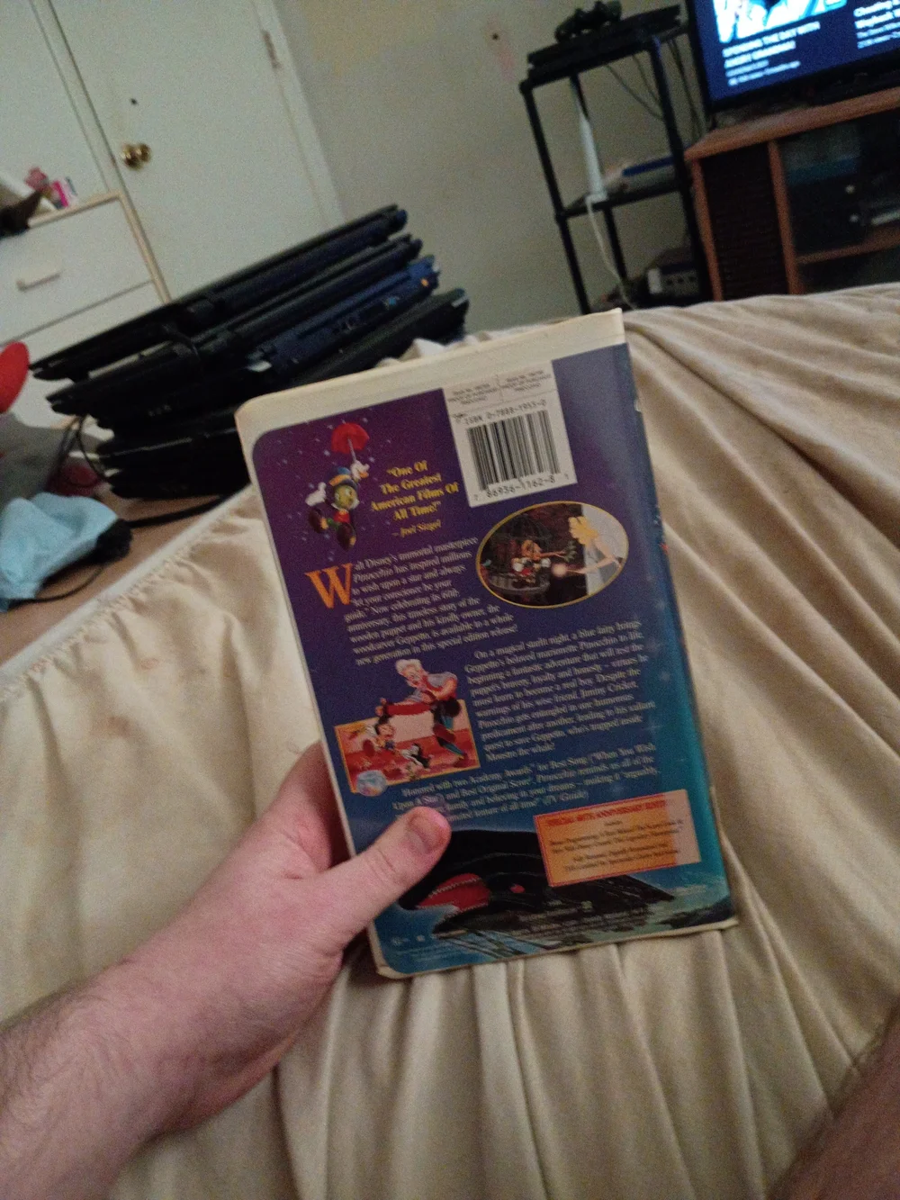 Disney Pinocchio VHS - Classic Blue Cover